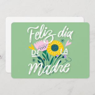 Tarjeta navideña Feliz Dia De La Madre