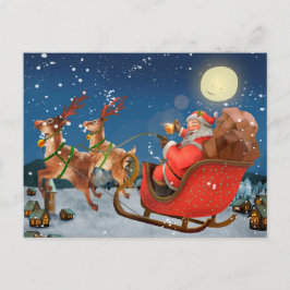 Tarjeta navideña Ha Ha Ha Merry
