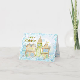 Tarjeta navideña inspirada en Escandinavia. Hygge