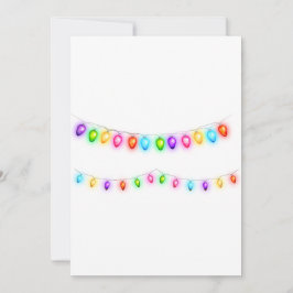 Tarjeta navideña ligera para navidades