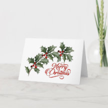 Tarjeta navideña Merry