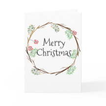 Tarjeta navideña Merry