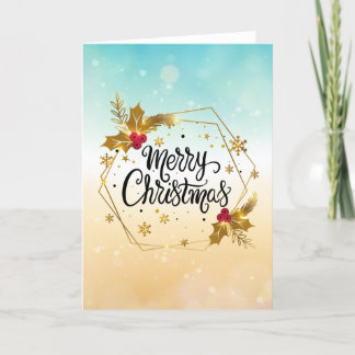 Tarjeta navideña Merry