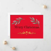 Tarjeta navideña Merry