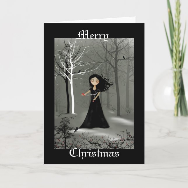 Tarjeta navideña Merry (Anverso)