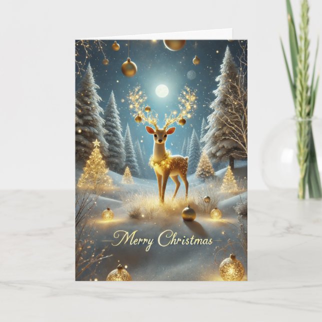 Tarjeta navideña Merry (Anverso)