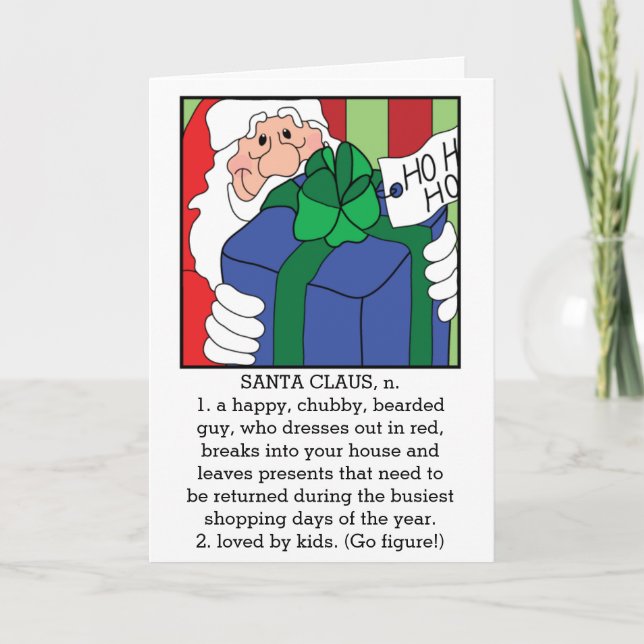 Tarjeta navideña Merry (Anverso)