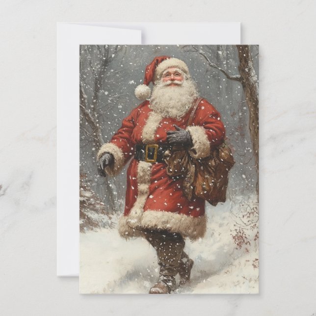 Tarjeta navideña Merry (Anverso)