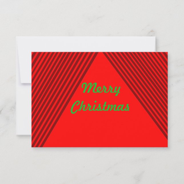 Tarjeta navideña Merry (Anverso)