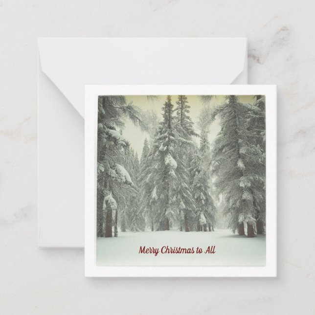 Tarjeta navideña Merry (Anverso)