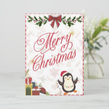 Tarjeta navideña Merry