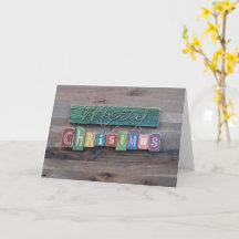 Tarjeta navideña Merry