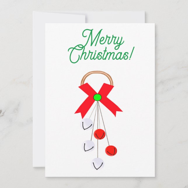 Tarjeta navideña Merry (Anverso)