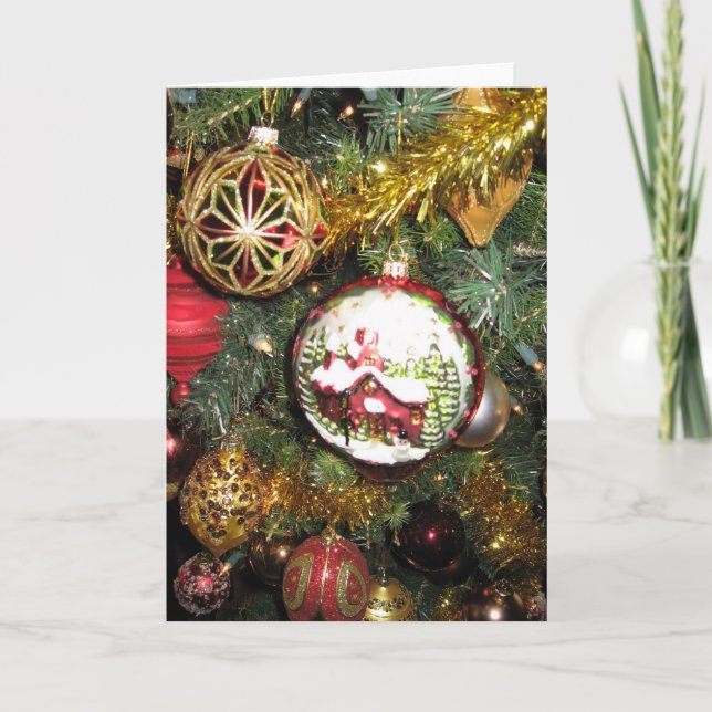 Tarjeta navideña Merry Merry (Anverso)