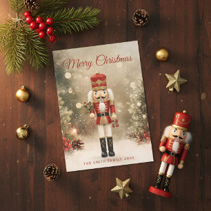 Tarjeta navideña navideña de navidad