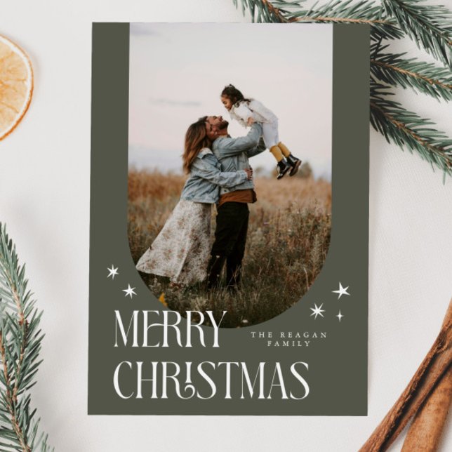 Tarjeta navideña navideña Minimalista de feriado (Subido por el creador)