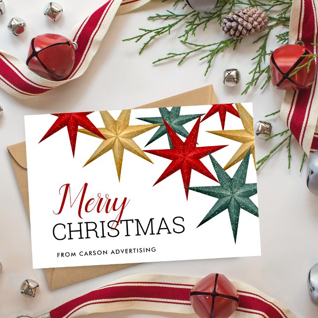 Tarjeta navideña navideña moderna (Subido por el creador)