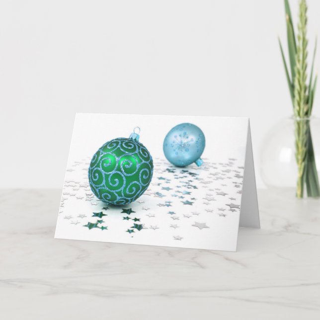 Tarjeta navideña Nollaig Chridheil para navidades (Anverso)