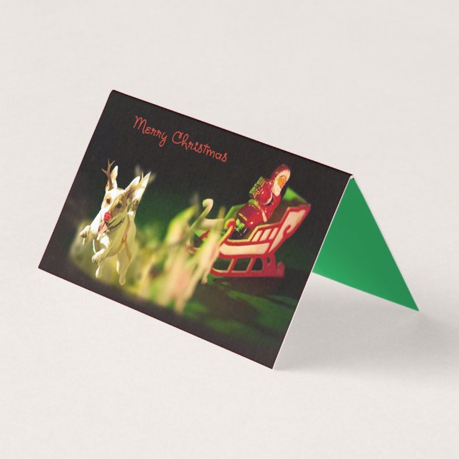 Tarjeta navideña para los Navidades de Jack Russel (Anverso)