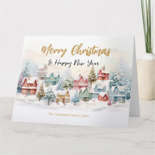 Tarjeta navideña para Navidades acuáticos