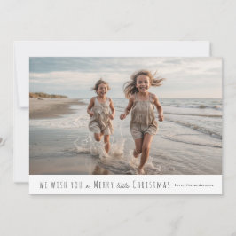 Tarjeta navideña para Navidades pequeños