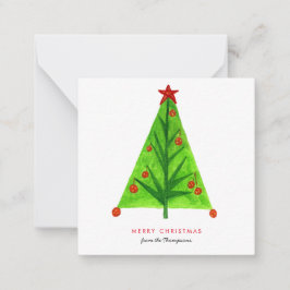 Tarjeta navideña simple