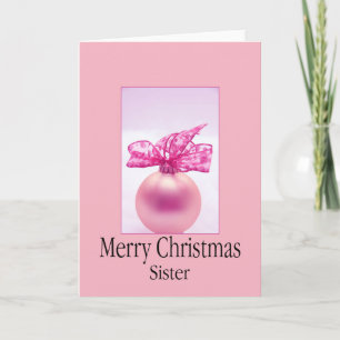 Tarjeta navideña Sister Merry