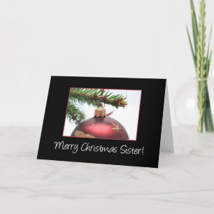 Tarjeta navideña Sister Merry