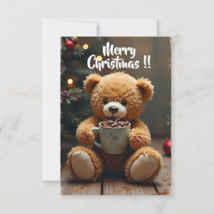 Tarjeta navideña Teddy #3