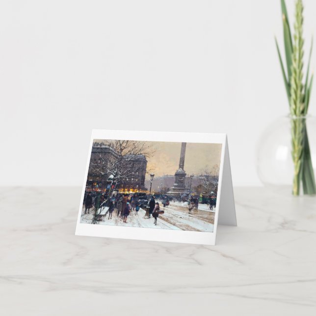 Tarjeta navideña vintage (Anverso)