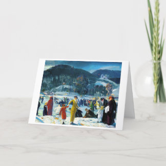 Tarjeta navideña vintage