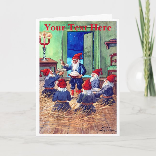 Tarjeta navideña vintage (Anverso)