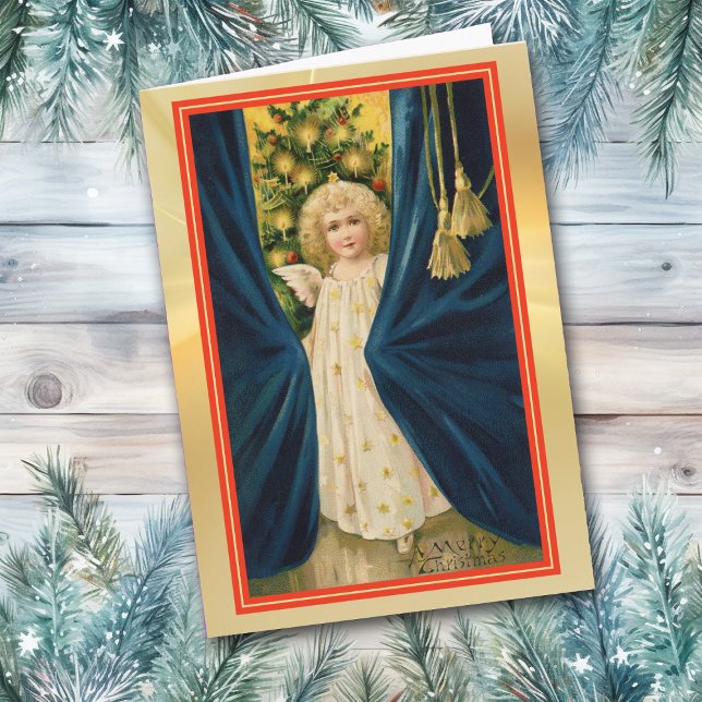 Tarjeta navideña vintage de Angel Chica (Subido por el creador)
