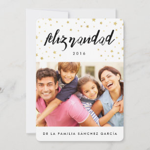 Tarjeta Navideñas de Fotos el   Feliz Navidad