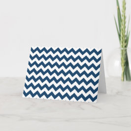 Tarjeta Navy Zigzag, Navy Chevron, patrón geométrico