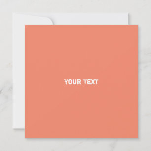 Tarjeta Neat Salmon Monocrome Vibe moderno Código QR