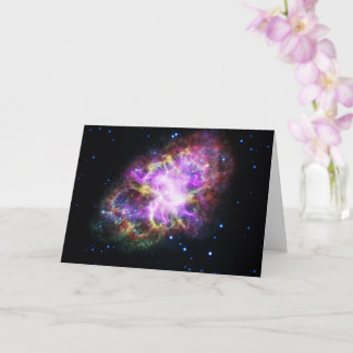 Tarjeta Nebulosa de cangrejo Supernova Compuesto de hubble
