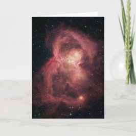 Tarjeta Nebulosa de mariposa espacial
