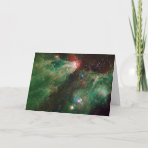 Tarjeta Nebulosa verde Cepheus B y C