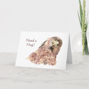 Tarjeta Necesita un enorme pájaro tonto para hacerte sonre