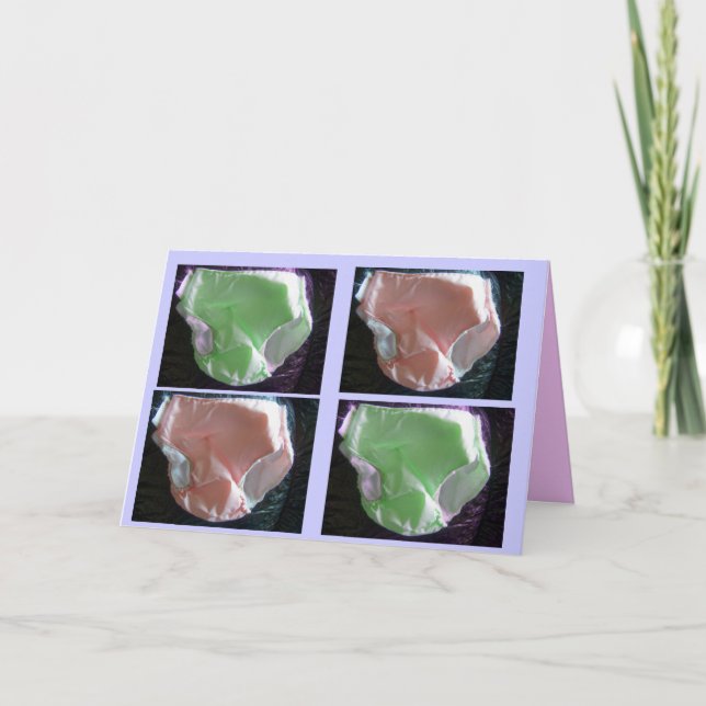 Tarjeta ¡Necesitas Diapers...Muchos! (Anverso)