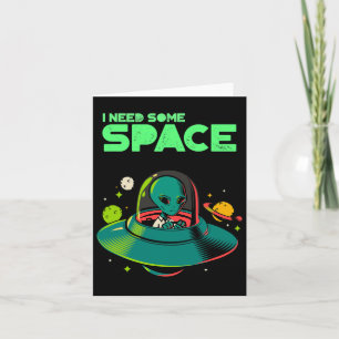 Tarjeta Necesito Algo De Espacio Para Concienciar Sobre La
