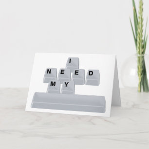 Tarjeta Necesito mi espacio