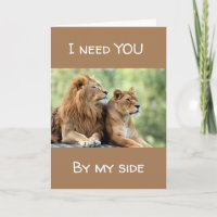 **NECESITO QUE ESTÉS A MI LADO** LEONES AMOROSOS
