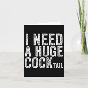 Tarjeta Necesito Un Humo Adulto Enorme Y Gracioso Para Beb