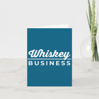 Tarjeta Negocio de Whisky bebiendo el día de San Patricio