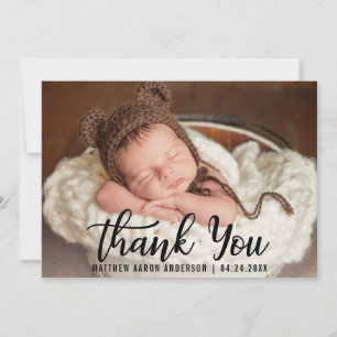 Tarjeta negra de agradecimiento a la modernidad de