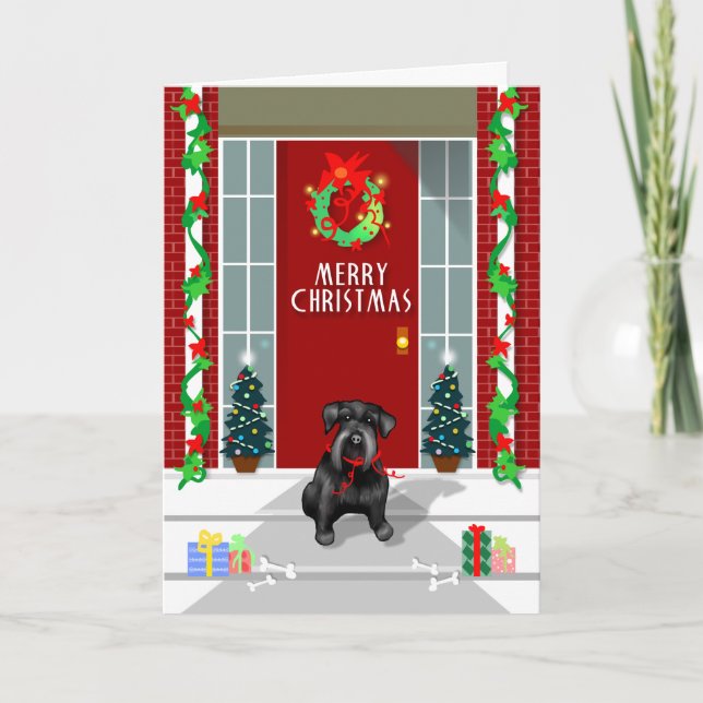 Tarjeta negra del día de fiesta de las Felices (Anverso)