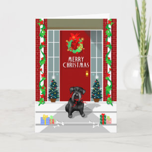Tarjeta negra del día de fiesta de las Felices