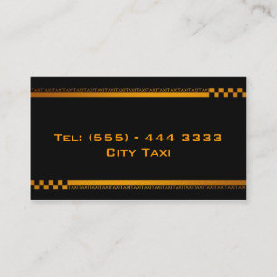 Tarjeta negra simple de la empresa de servicios